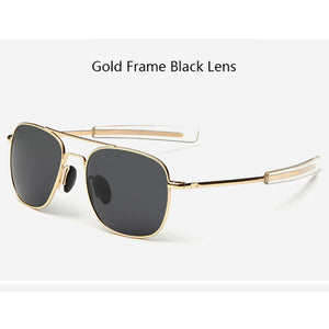 Black American Army MILITARY Polarized Pilot Sunglasses Mens Brand American Optical Polarized Sun Glasses Oculos De Sol