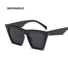 Load image into Gallery viewer, Black Cat Eye Sunglasses Women Brand Designer Sexy Stylish Sun Glasses for Women Female Coating Shades UV400