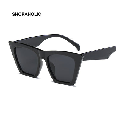 Black Cat Eye Sunglasses Women Brand Designer Sexy Stylish Sun Glasses for Women Female Coating Shades UV400