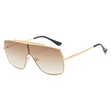 Load image into Gallery viewer, Black Oversized Square Sunglasses Women Gradient Summer Style Classic Sun Glasses Female Big Square Oculos De Sol