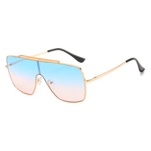 Load image into Gallery viewer, Black Oversized Square Sunglasses Women Gradient Summer Style Classic Sun Glasses Female Big Square Oculos De Sol
