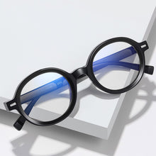 Load image into Gallery viewer, Blue Light Blocking Men's Round Glasses TR90 Radiation Protection Eyeglasses Women Transparent Retro Eyewear 2092