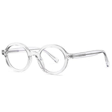 Load image into Gallery viewer, Blue Light Blocking Men's Round Glasses TR90 Radiation Protection Eyeglasses Women Transparent Retro Eyewear 2092