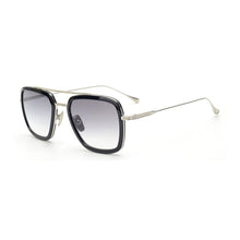 Load image into Gallery viewer, Brand Design Classic Metal Acetate Retro Double Beam Suqare Sunglasses Tony Stark Summer Edith Sun Glasses Women 006
