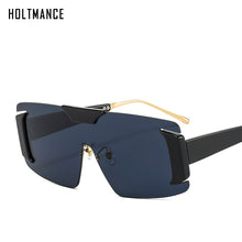 Load image into Gallery viewer, Brand Design Oversized Frame Sunglasses For Women  Metal One Piece Sun Glasses Ladies Shade Eyewear UV400 2023