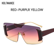 Load image into Gallery viewer, Brand Design Oversized Frame Sunglasses For Women  Metal One Piece Sun Glasses Ladies Shade Eyewear UV400 2023