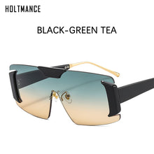 Load image into Gallery viewer, Brand Design Oversized Frame Sunglasses For Women  Metal One Piece Sun Glasses Ladies Shade Eyewear UV400 2023