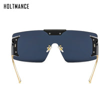 Load image into Gallery viewer, Brand Design Oversized Frame Sunglasses For Women  Metal One Piece Sun Glasses Ladies Shade Eyewear UV400 2023