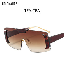 Load image into Gallery viewer, Brand Design Oversized Frame Sunglasses For Women  Metal One Piece Sun Glasses Ladies Shade Eyewear UV400 2023