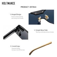 Load image into Gallery viewer, Brand Design Oversized Frame Sunglasses For Women  Metal One Piece Sun Glasses Ladies Shade Eyewear UV400 2023