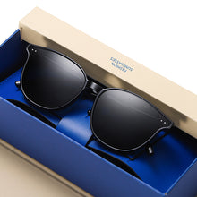 Load image into Gallery viewer, Brand Design Round Polarized Sunglasses Women Men Ladies Anti-Glare Black Lens Sun Glasses Shades for Women