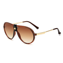 Load image into Gallery viewer, Brand Design Sunglasses Ladies Retro Sunglasses  Ocean Piece Sunglasses Uv400 Round Shade Sunglasses