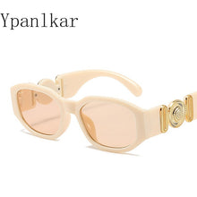 Load image into Gallery viewer, Brand Design Vintage Small Rectangle Sunglasses Women Retro Cutting Lens Gradient Square Sun Glasses Female UV400