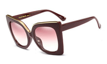 Load image into Gallery viewer, Brand Designer Cat Eye Sunglasses Women Vintage Female Gradient Butterfly Cateye Sun Glasses Oculos Feminino 5262F