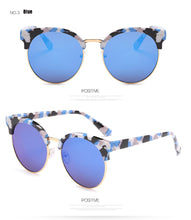 Load image into Gallery viewer, Brand Designer Stylish Men&#39;s Sun glasses Alloy Bridges Round Lens Eye Wear Sunglasses for Women gafas de sol
