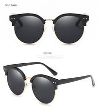Load image into Gallery viewer, Brand Designer Stylish Men&#39;s Sun glasses Alloy Bridges Round Lens Eye Wear Sunglasses for Women gafas de sol