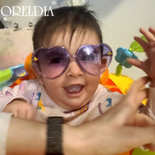 Load image into Gallery viewer, Brand Heart Kids Sunglasses 2023 Children Retro Pink Cartoon Sun Glasses Frame Girls Boys Baby Sunglasses UV400 Eyewear