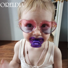 Load image into Gallery viewer, Brand Heart Kids Sunglasses 2023 Children Retro Pink Cartoon Sun Glasses Frame Girls Boys Baby Sunglasses UV400 Eyewear