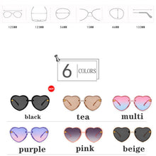 Load image into Gallery viewer, Brand Heart Kids Sunglasses Children Retro Cute Pink Cartoon Sun Glasses Frame Girls Boys Baby Sunglasses UV400 Eyewear