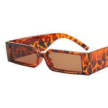 Load image into Gallery viewer, Brand Square Sunglasses Men Small Frame Personality Sun Glasses Male Rectangle Wide Temples Hip-hop Oculos De Sol
