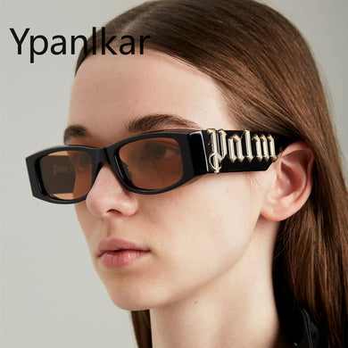 Brand Sunglasses  Big Frame Punk Men's Sunglasses Vintage Designer  Shades Glasses For Women UV400 Oculos
