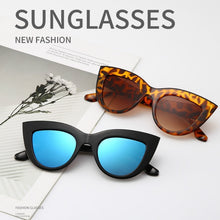 Load image into Gallery viewer, Brand Vintage Cat Eye Sunglasses Women's 2023 Retro  Designer black Sun glasses Famale Eyewear oculos gafas de sol