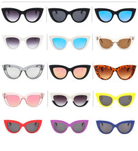 Load image into Gallery viewer, Brand Vintage Cat Eye Sunglasses Women's 2023 Retro  Designer black Sun glasses Famale Eyewear oculos gafas de sol