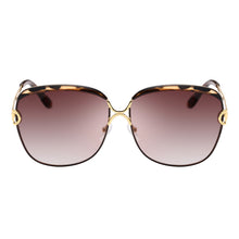 Carica l&#39;immagine nel visualizzatore di Gallery, Brown Sunglasses Women Frame Popular  Brand Designer Shades Sun Glasses Female Oculos De Sol Feminino