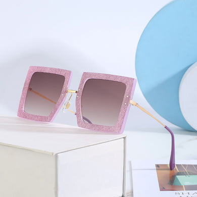 Candy Color Sunglasses for Women 2023 Brand Oversized Square Gradient Sun Glasses Female Vintage Eyewear