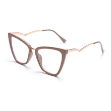 Load image into Gallery viewer, Cat Eye Anti Blue Light Glasses Women Eyewear Frame Optical Glasses Transparent Blue Light Blocking Glasses UV400