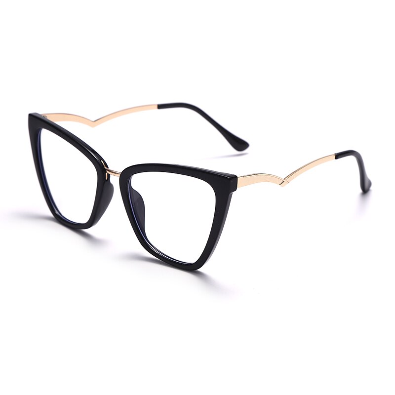 Cat Eye Anti Blue Light Glasses Women Eyewear Frame Optical Glasses Transparent Blue Light Blocking Glasses UV400
