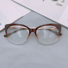 Carica l&#39;immagine nel visualizzatore di Gallery, Occhiali Cat Eye che bloccano la luce blu Woemen TR90 Occhiali da lettura con montatura Occhiali per computer da lavoro Occhiali da vista firmati di marca