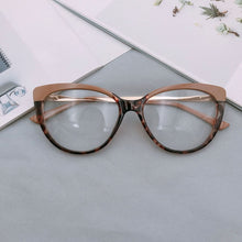 Carica l&#39;immagine nel visualizzatore di Gallery, Occhiali Cat Eye che bloccano la luce blu Woemen TR90 Occhiali da lettura con montatura Occhiali per computer da lavoro Occhiali da vista firmati di marca