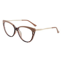 Carica l&#39;immagine nel visualizzatore di Gallery, Occhiali Cat Eye che bloccano la luce blu Woemen TR90 Occhiali da lettura con montatura Occhiali per computer da lavoro Occhiali da vista firmati di marca