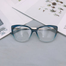 Carica l&#39;immagine nel visualizzatore di Gallery, Occhiali Cat Eye che bloccano la luce blu Woemen TR90 Occhiali da lettura con montatura Occhiali per computer da lavoro Occhiali da vista firmati di marca