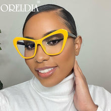 Load image into Gallery viewer, Cat Eye Blue Light Optical Glasses 2023 Glasses Frame Women Men Brand Designer Transparent Lens Eyewear UV400 Unisex
