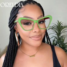 Load image into Gallery viewer, Cat Eye Blue Light Optical Glasses 2023 Glasses Frame Women Men Brand Designer Transparent Lens Eyewear UV400 Unisex