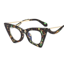 Load image into Gallery viewer, Cat Eye Eyeglasses 2023 Women Men Brand Designer Irregular Computer Optical Spectacles Female Sexy Small Frame Eyewear