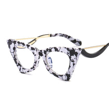 Load image into Gallery viewer, Cat Eye Eyeglasses 2023 Women Men Brand Designer Irregular Computer Optical Spectacles Female Sexy Small Frame Eyewear