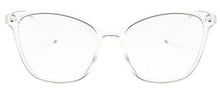 Load image into Gallery viewer, Cat Eye Frames Eyeglasses Brand design Women transparent Frame for men Big frame eye galses female clear lens Spectacle