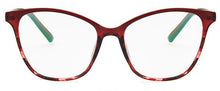 Load image into Gallery viewer, Cat Eye Frames Eyeglasses Brand design Women transparent Frame for men Big frame eye galses female clear lens Spectacle