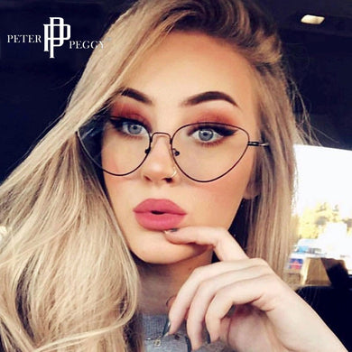 Cat Eye Glasses Frame Women Transparent Lens Glasses Ultralight Clear Spectacles Frame Optical EyeGlasses Frames For Men
