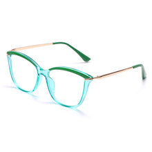 Load image into Gallery viewer, Cat Eye Ladies Anti Blue Light Optical Glasses Frames 2023 Leg Cateye Women Tr90 Computer Eyeglasses UV400