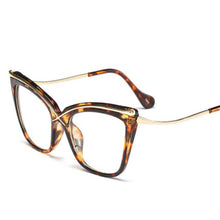 Load image into Gallery viewer, Cat Eye Optical Glasses Women Men Clear Glasses Eyeglasses Frame Vintage Transparent Lens Spectacle Frame Unisex