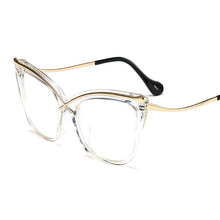 Load image into Gallery viewer, Cat Eye Optical Glasses Women Men Clear Glasses Eyeglasses Frame Vintage Transparent Lens Spectacle Frame Unisex