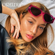 Load image into Gallery viewer, Cat Eye Punk Sunglasses 2023 Women Men Blue Tea Sun Glasses Outdoor Sunshade Eyewear Female Eyeglasses UV400 Oculos