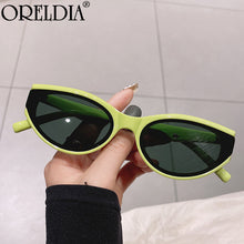 Carica l'immagine nel visualizzatore di Gallery, Cat Eye Punk Occhiali da sole Donna Uomo Designer di marca Occhiali da sole Occhiali da vista femminili sfumati colorati UV400 De Sol Oculos 