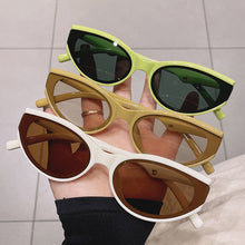 Carica l'immagine nel visualizzatore di Gallery, Cat Eye Punk Occhiali da sole Donna Uomo Designer di marca Occhiali da sole Occhiali da vista femminili sfumati colorati UV400 De Sol Oculos 