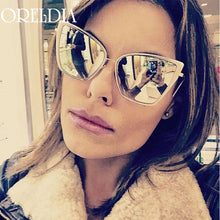 Load image into Gallery viewer, Cat Eye Sunglasses 2023 Women Men Chic Sunshade Glasses Metal Frames Eyewear  Brand Designer Spectacles UV400