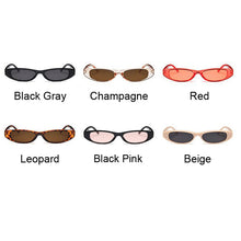 Load image into Gallery viewer, Cat Eye Sunglasses Women Brand Designer Classic Small Frame Sun Glasses For Female Clear Mirror Oculos De Sol Feminino